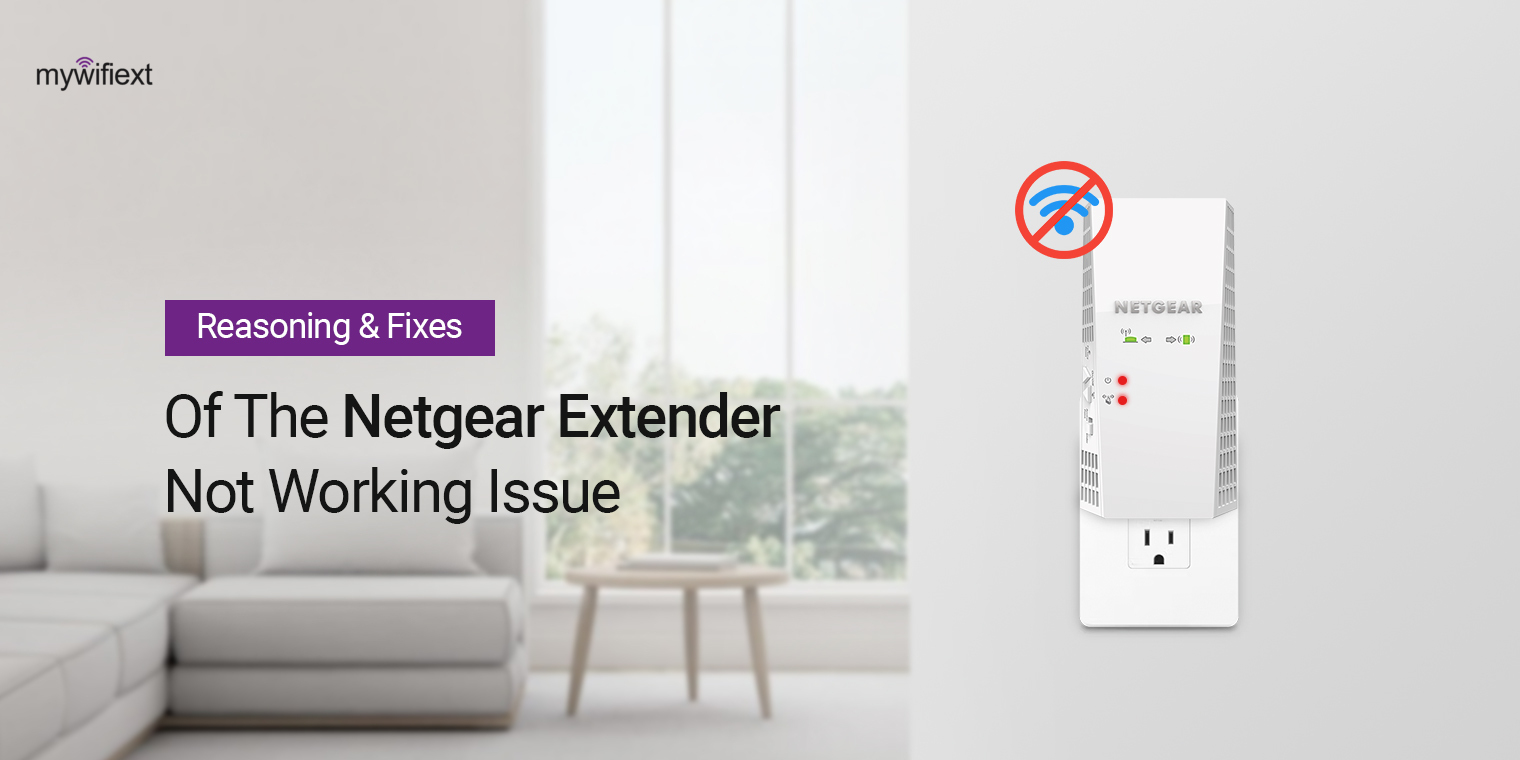 Netgear extender not working