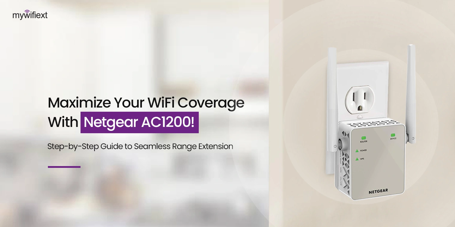 Netgear AC1200 WiFi Range Extender Setup